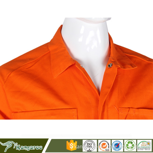Custom Cotton Fabric Safety Work Overall Suit